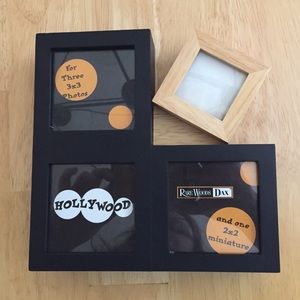 Rare Woods all wood HOLLYWOOD picture frame.